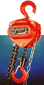 Hackett 1 tonne hand chain block